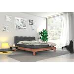 Boxspringbett Bull Chenille Stella: Grau - 160 x 200cm - H3