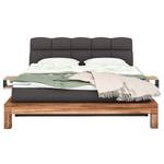 Boxspringbett Bull Chenille Stella: Schlamm - 160 x 200cm - H3