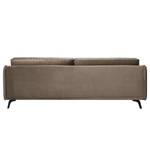 Canapé Frederike (3,5 places) Microfibre Faria: Gris marron