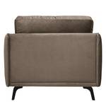 Fauteuil Frederike Microfibre Faria: Gris marron