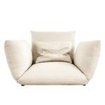 Fauteuil Olympus Geweven stof Polly: Hoogglans Beige