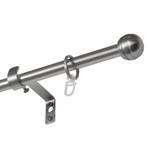 Bastone per tenda Habito/Rillmino Zama - Effetto acciaio inox - Larghezza: 120 cm