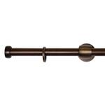 Gardinenstange Cap-Noble ausziehbar Zamak - Bronze - Breite: 120 cm