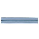 Bettlaken Satinado Baumwolle Satin - Blau - 160 x 290 cm