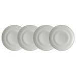 Assiettes à dessert MANOR lot de 4 Céramique - Gris clair