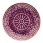 Assiette SUMATRA III Céramique - Violet - Diamètre : 21 cm