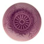 Assiette SUMATRA III Céramique - Violet - Diamètre : 25 cm
