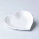 Assiette HEART Céramique - Blanc - Largeur : 19 cm