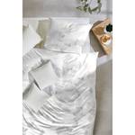 Parure de lit en satin mako Sky Crystal Coton - Gris - 135 x 200 cm + oreiller 80 x 80 cm