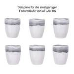 Tasse ATLANTIS Keramik - Weiß / Grau