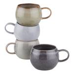 Tasses COTTAGE (lot de 4) Céramique - Multicolore - Capacité : 0.35 L