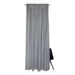 Fertiggardine Harp Stripe Baumwolle / Leinen - Anthrazit