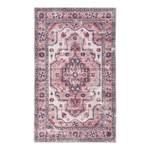 Badmat Oriental Four polyester - bessenkleurig - 60 x 100 cm