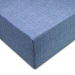 Parure de lit Lino Coton - Bleu - 250 x 260 cm + 2 coussin 60 x 70 cm