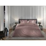 Parure de lit Diamante Satin de coton - Rose vieilli - 140 x 260 cm + coussin 60 x 70 cm