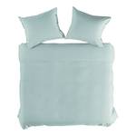 Parure de lit Percale Percale de coton - Bleu clair - 240 x 260 cm + 2 coussin 60 x 70 cm