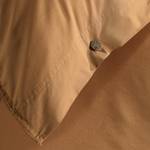 Parure de lit Percale Percale de coton - Cognac - 155 x 220 cm + oreiller 80 x 80 cm