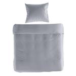 Parure de lit Chambray Percale de coton - Bleu clair - 135 x 200 cm + oreiller 80 x 80 cm