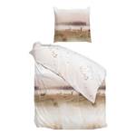 Parure de lit Burak Coton - Naturel - 135 x 200 cm + oreiller 80 x 80 cm