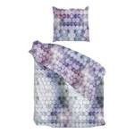 Parure de lit Manou Coton - Violet - 135 x 200 cm + oreiller 80 x 80 cm