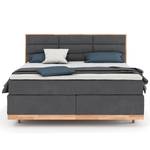 Lit boxspring Linea Charbon - 160 x 200cm - D2 souple