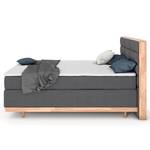 Lit boxspring Linea Charbon - 180 x 200cm - Matelas double D2/D3