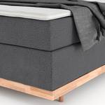 Lit boxspring Linea Charbon - 200 x 200cm - Matelas double D3/D4