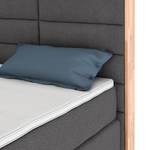 Boxspring Linea Grafietkleurig - 160 x 200cm - H2 zacht