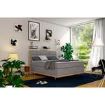 Boxspring Linea Zandgrijs - 180 x 200cm - Tweepersoonsmatras H3/H4