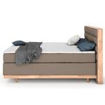 Boxspring Linea Taupe - 200 x 200cm - Tweepersoonsmatras H2/H3