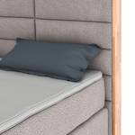 Boxspringbett Linea Platin - 180 x 200cm - Doppelmatratze H2/H3