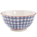 Bols RETRO VI (lot de 6) Porcelaine - Blanc / Bleu