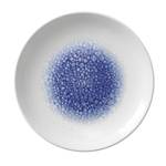 Dinerbord Serenity (set van 6) porselein - wit/blauw