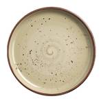 Assiettes plates Olive II (lot de 6) Porcelaine - Olive - Diamètre : 21 cm