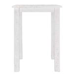 Table haute en bois massif Waterford Manguier massif - Blanc vintage