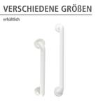 Wandbeugel Secura I aluminium/kunststof - chroomkleurig - Wit - Breedte: 65 cm