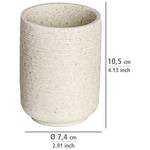 Zahnputzbecher Goa Neo Polyresin - Beige - Beige