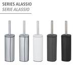 Wc-set Alassio roestvrij staal - Zilver