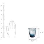 Bicchiere WATER COLOUR Vetro colorato - Blu