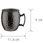 Tasse MOSCOW MULE acier inoxydable - Noir