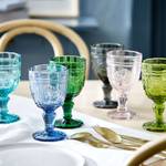 Verres VICTORIAN II (lot de 6) Verre transparent - Vert foncé