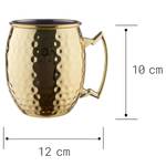 Becher-Set MOSCOW MULE (4er-Set) Edelstahl - Gold