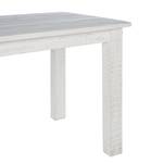 Tavolo in legno massello Waterford Mango massello - Bianco vintage - 140 x 80 cm