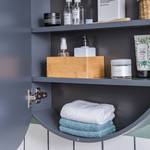 Armoire de toilette LINDHOLM ronde Gris