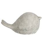 Oggetto decorativo Uccello Wynne Poliresina - Grigio - Altezza: 16 cm