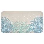 Tapis de baignoire antidérapant Reef Polyester PVC - Bleu