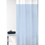 Rideau de douche Vertical Polyester PVC - Bleu