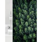 Rideau de douche Foresta Polyester PVC - Vert