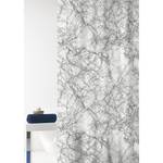 Rideau de douche Marmor Polyester PVC - Gris