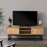 Tv-meubel Boddington II grenenhouten look/zwart